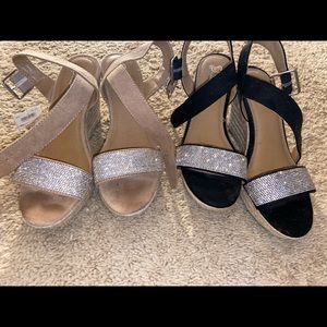 NWT rhinestone sandals